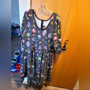 Vixen by michelline pitt ghost busters print dress